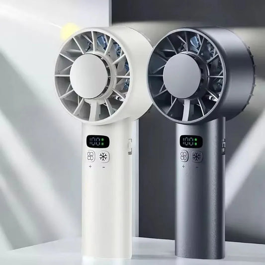 New Upgrade Portable Handheld Fan with Cold Compress Function
